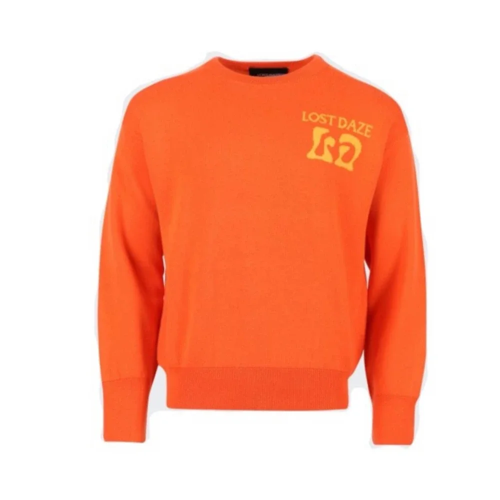 NEW! Lost Daze Men's All Hope Oversized Sweater -‎ Orange MEDIUM